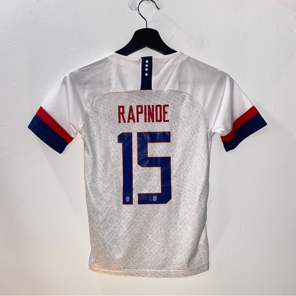 2019-20 Kids Nike Megan Rapinoe World Cup Soccer USA Home Jersey - Picture 5 of 11